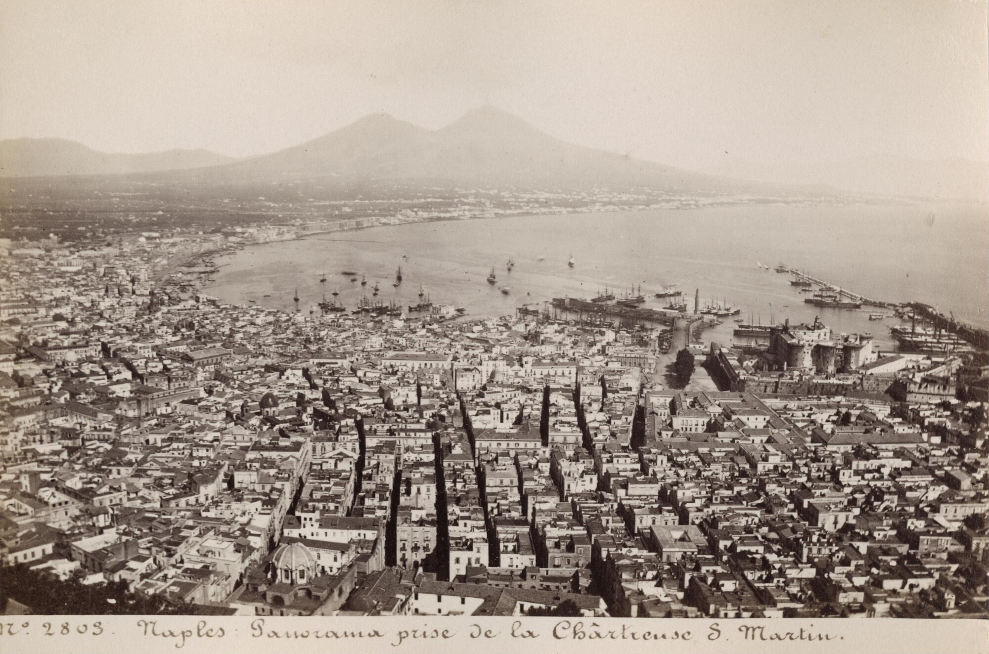 Неизвестный автор. 
 

Панорама Неаполя, 1880‑е 

Альбуминовый отпечаток 