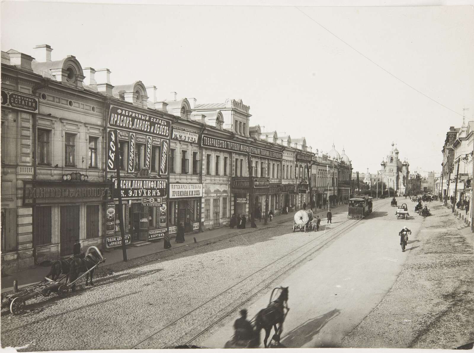 М.П. Дмитриев. 
 

Рождественская улица 

Нижний Новгород, 1890‑е 