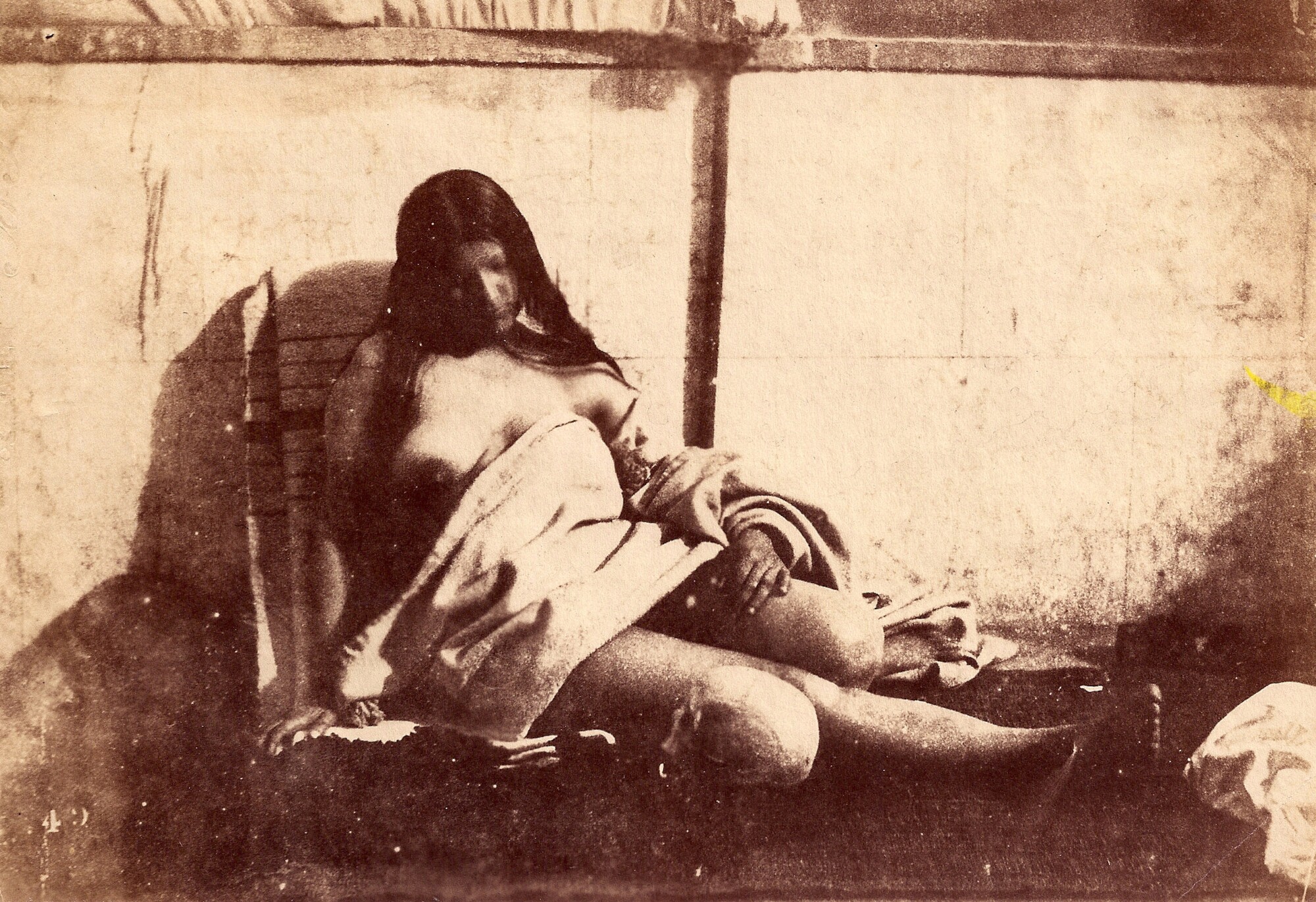 Джакомо Канева. 
 

Этюд, 1850 

Альбуминовый отпечаток 