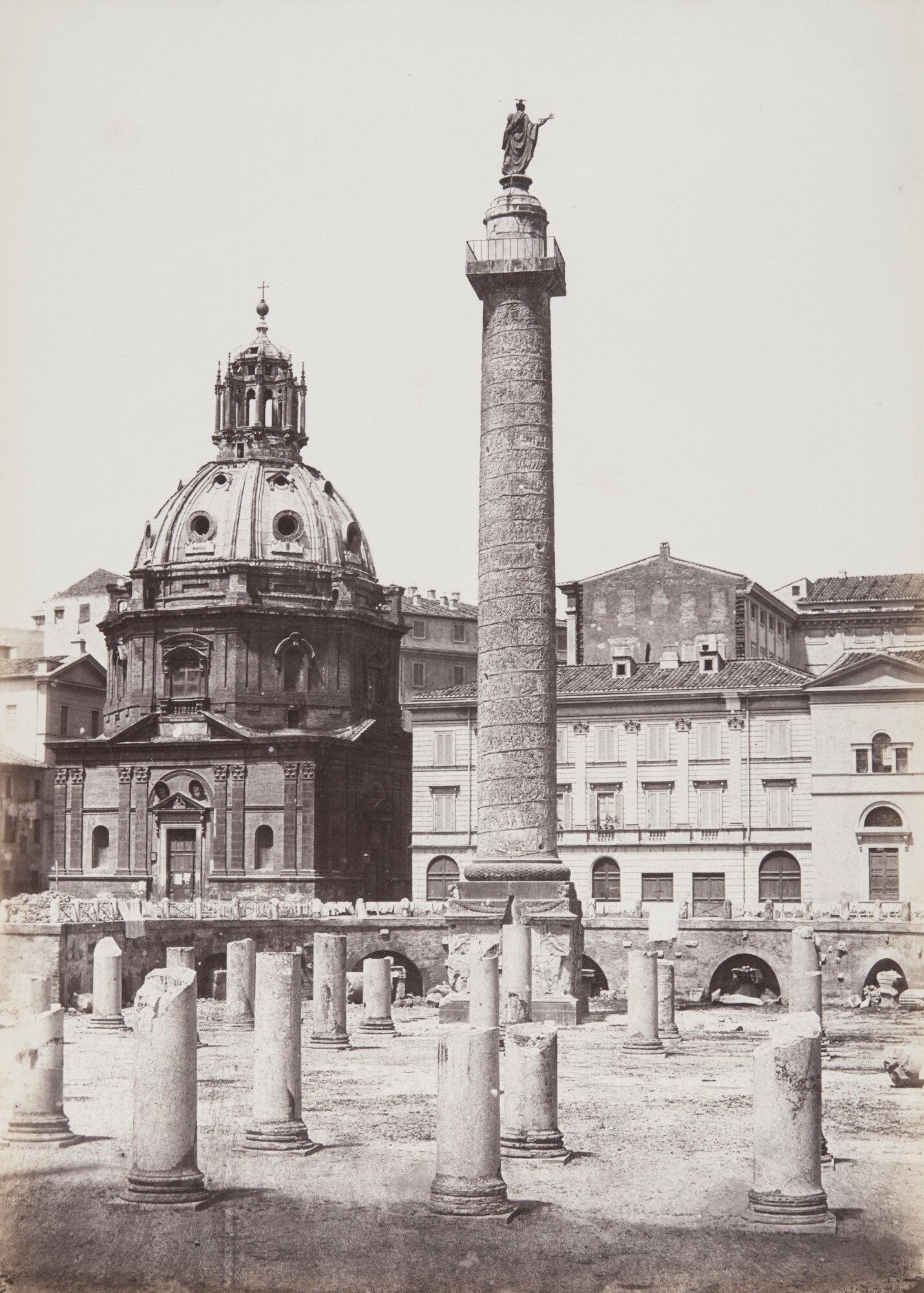 Джузеппе Нинчи. 
 

Форум Траяна, 1860‑е 

Альбуминовый отпечаток 