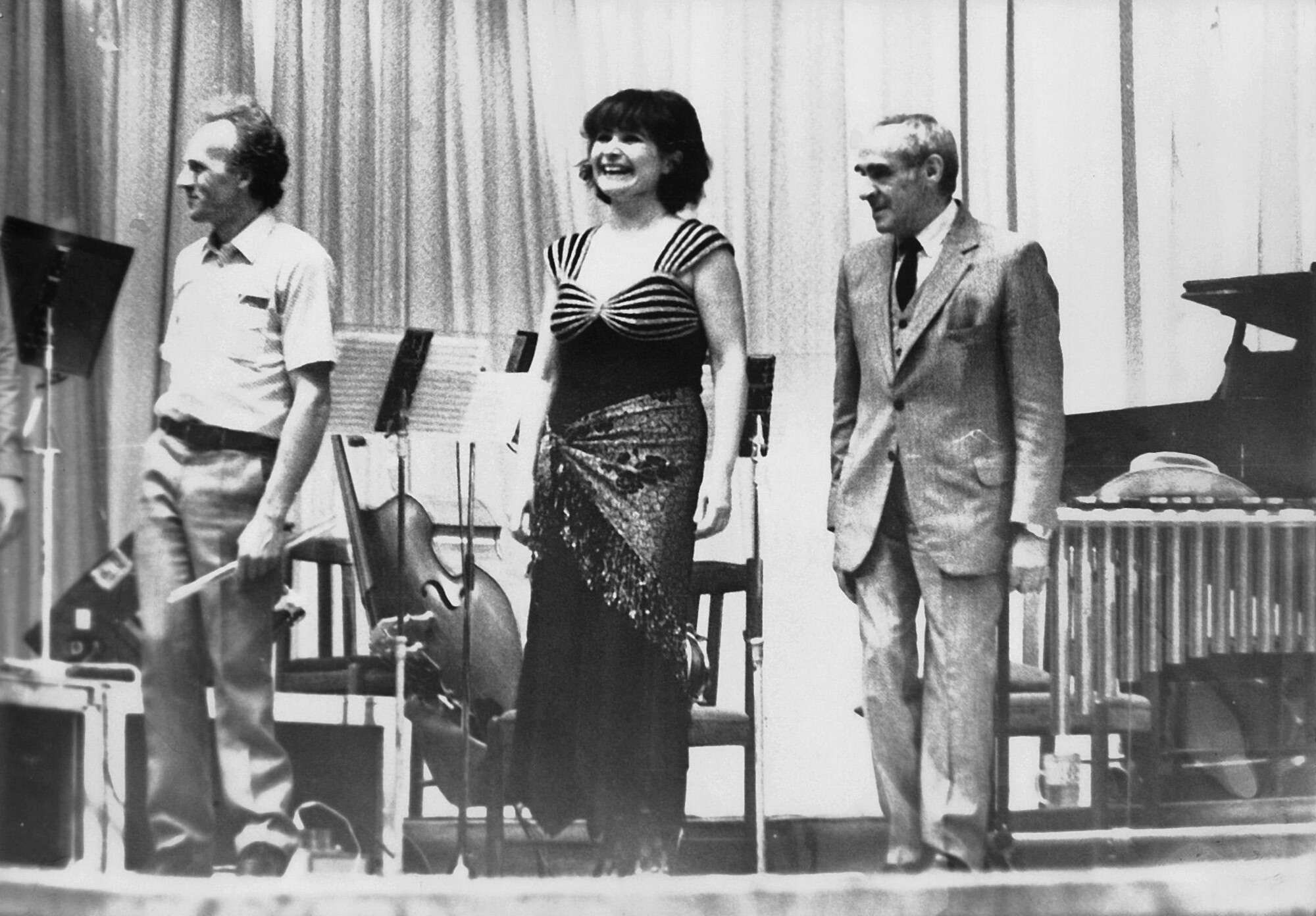 Концерт «Музыканты шутят». Владимир Тарасов, Лиана Исакадзе, Зиновий Гердт.<br />
Тбилисская государственная филармония. 1980‑е