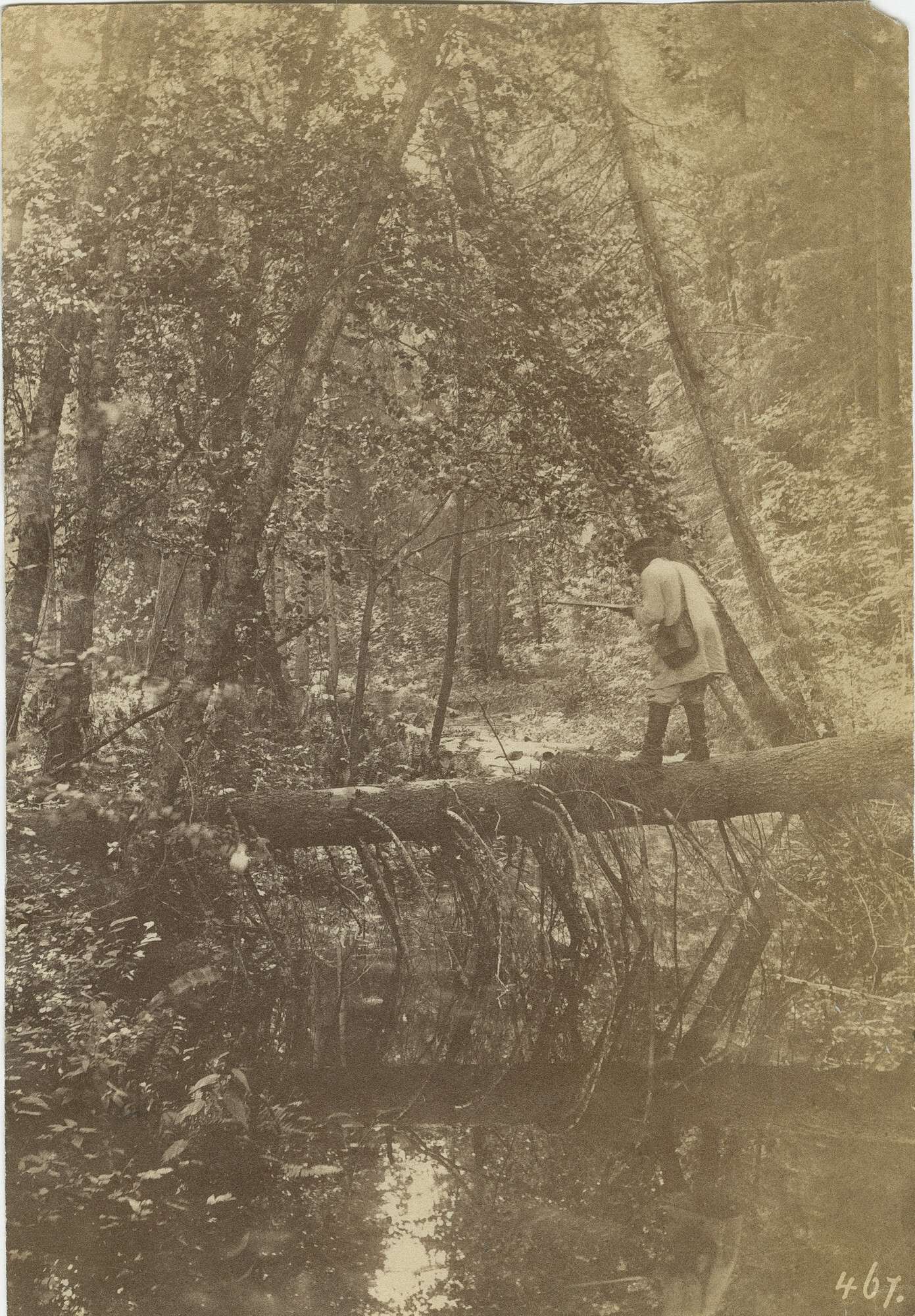Вильям Каррик. 
 

Охотник в лесу 

Россия, 1860–1870‑е 