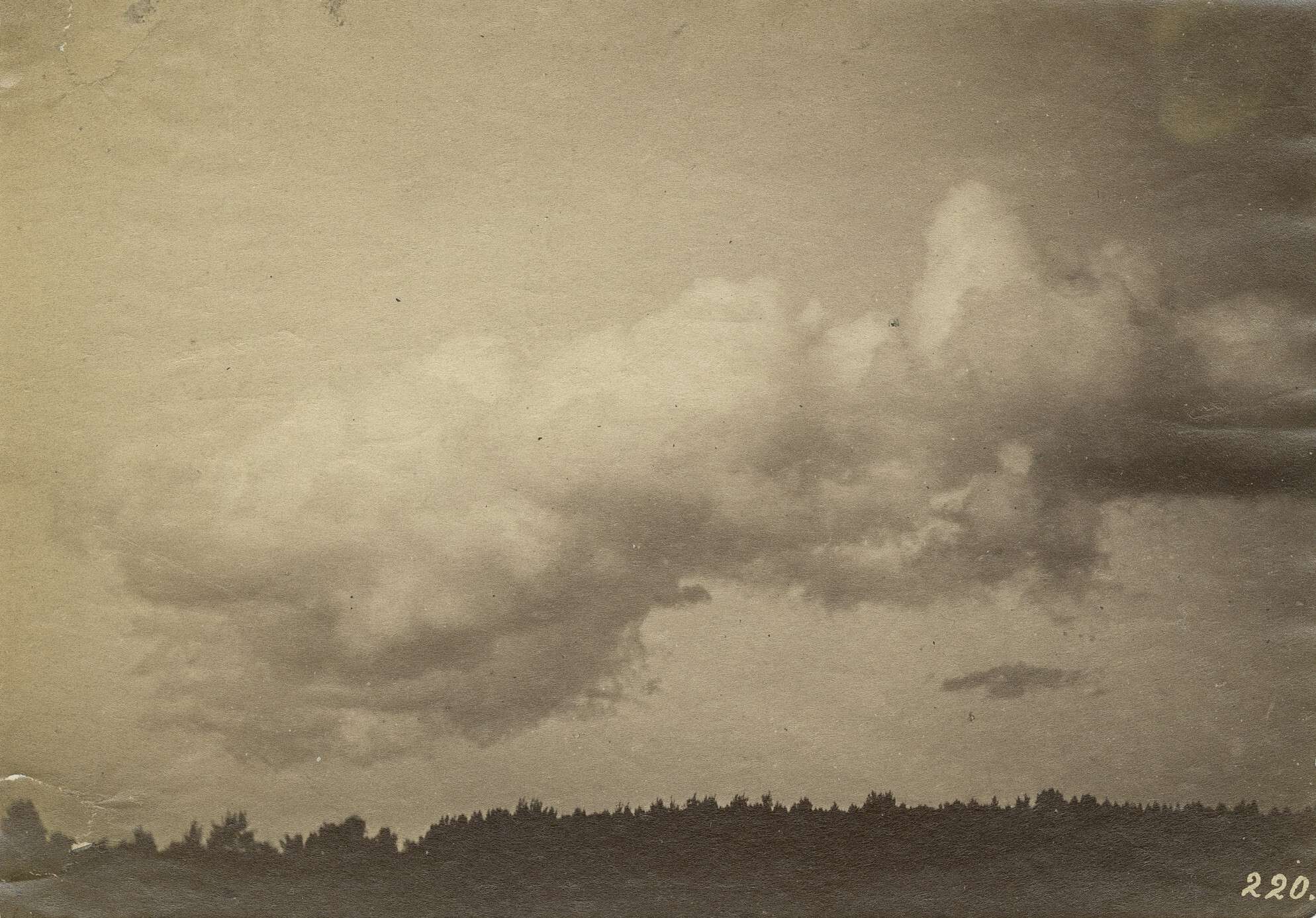 Вильям Каррик. 
 

Грозовые тучи над лесом 

Россия, 1860–1870‑е 