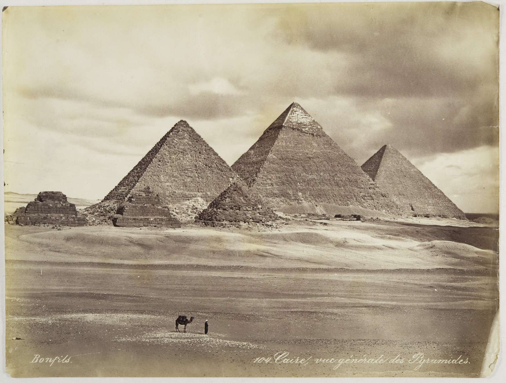 Феликс Бонфис. 
 

Пирамиды в Гизе. 

Египет, 1870-1890‑е 