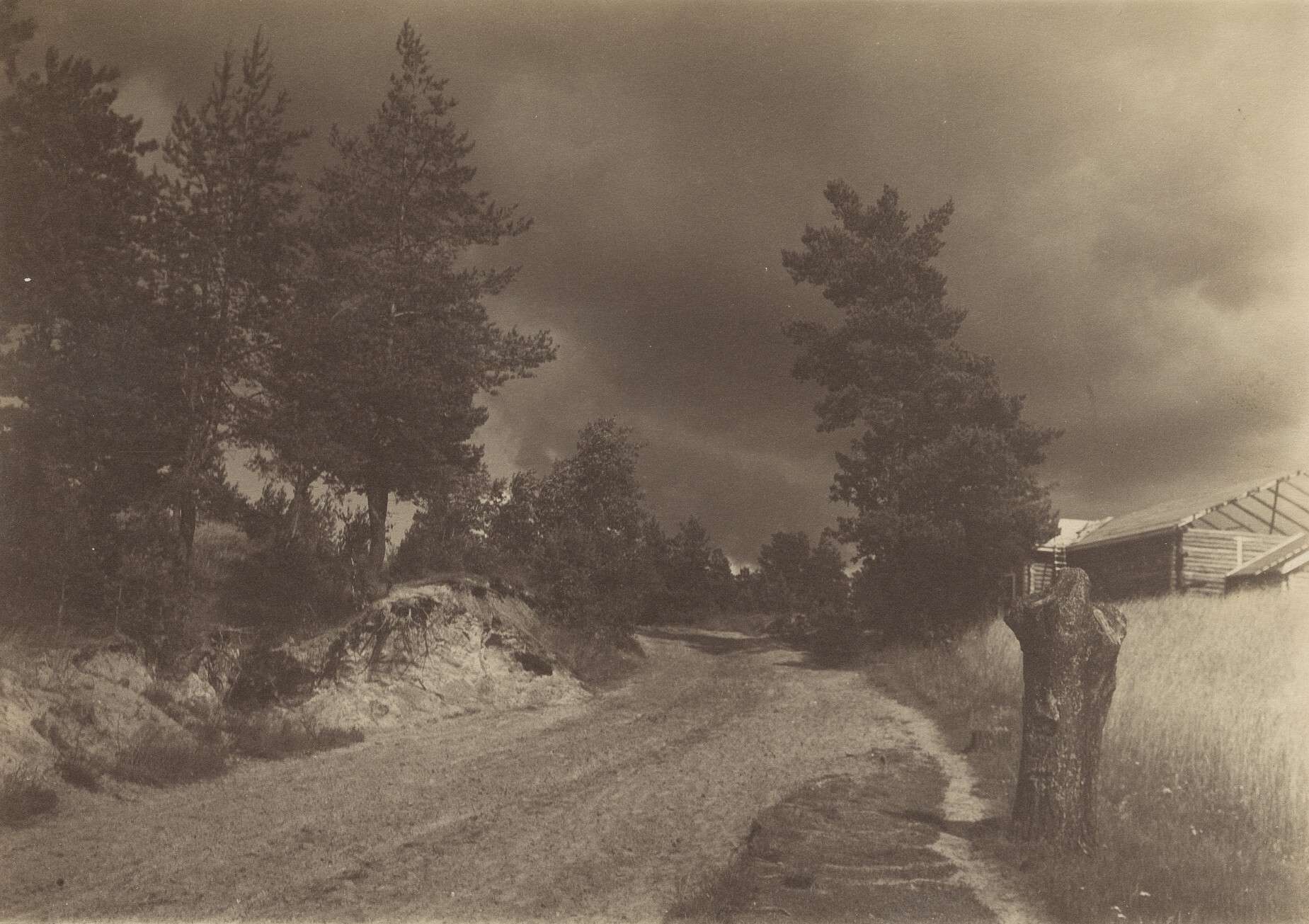 Неизвестный автор. 
 Пейзаж 1910-е гг. 