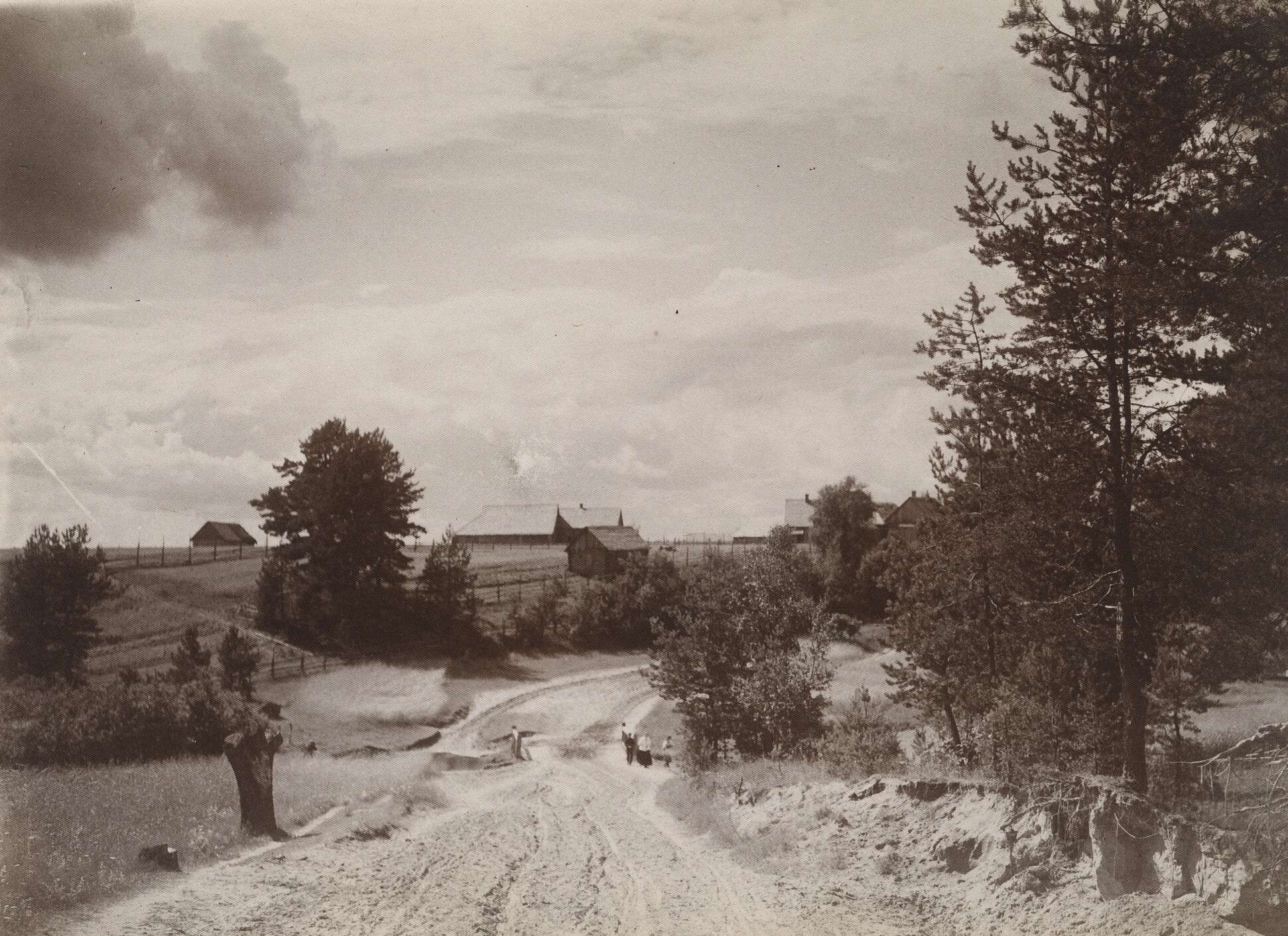 Неизвестный автор. 
 

Загородный пейзаж 

Россия, 1910‑е 